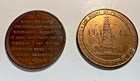 2 (two) 1940 Golden Gate International Exposition Story Petroleum Medals TOKENS — photo 1