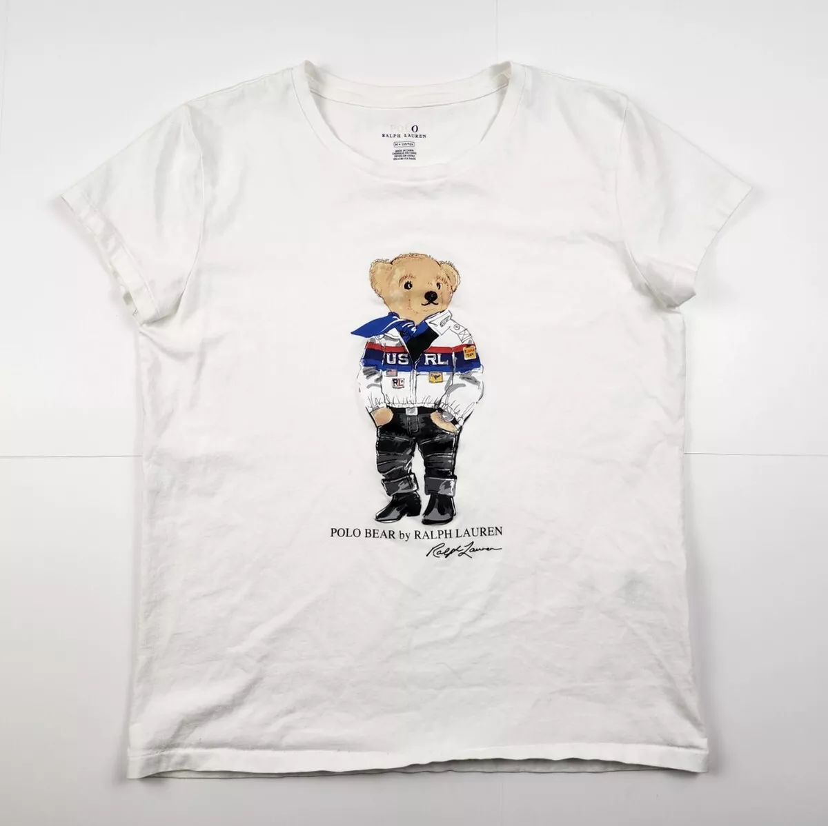 Women's polo top bear t shirt