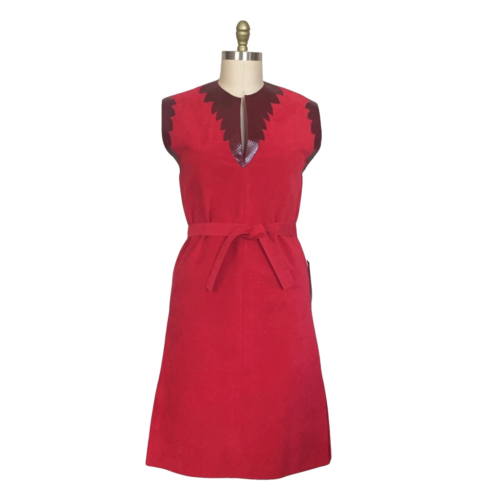 Suede Cocktail Vintage Dresses for Women