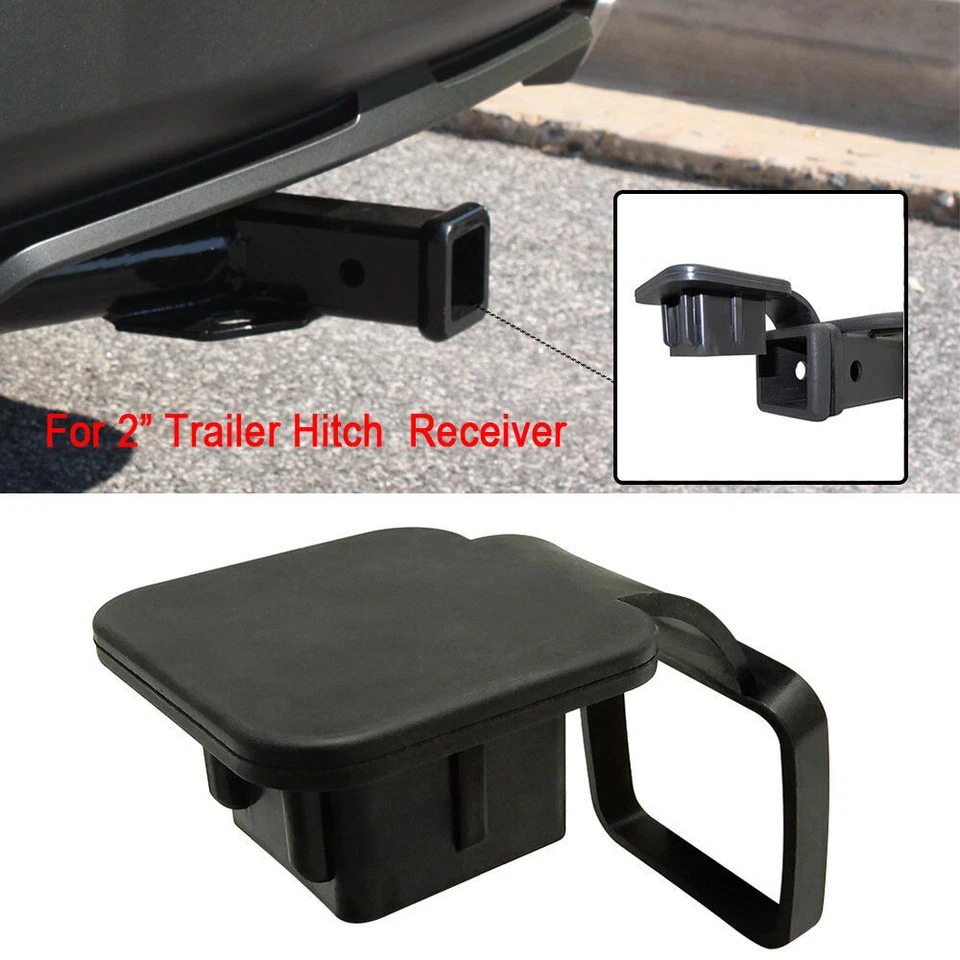 Cubierta protectora contra polvo tapa enchufe receptor enganche remolque 2" para Toyota 4Runner RAV4 Foto 3 de 4