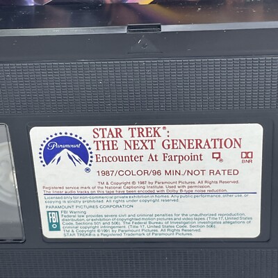 Star Trek Next 159: Dark Page [VHS]