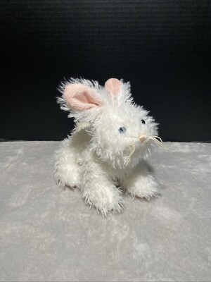 Ganz Webkinz White Bunny Rabbit Plush Marshmallow Stuffed Animal Toy Pet Lovey
