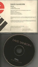 DAVID SANBORN Rikke w/ RARE EDIT PROMO RADIO DJ CD single 1996 USA MINT