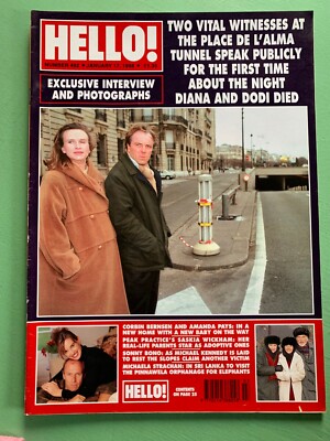 HELLO! 17-January-1998 Saskia Wickham Amanda Pays Corbin Bernsen Frances Fisher