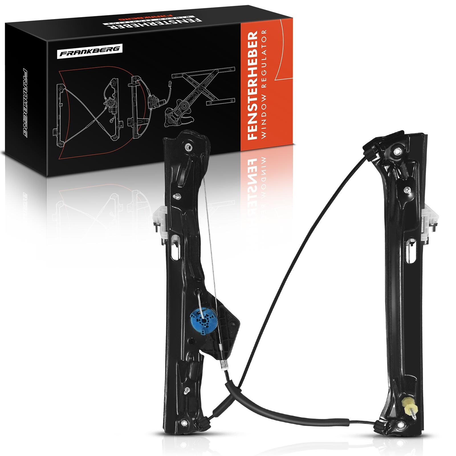 FRANKBERG Power Electric Window Regulator without Motor for Front Left