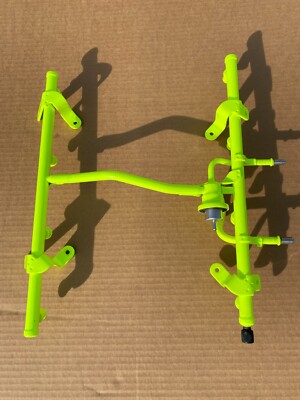 Powder Coated Green C5 Corvette LS1 LS6 Fuel Rails Rail Dual Lines ...