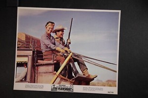 SUPER RARE!! 8x10 1966 ORIG "THE PLAINSMAN" Don Murray Guy Stockwell Abby Dalton