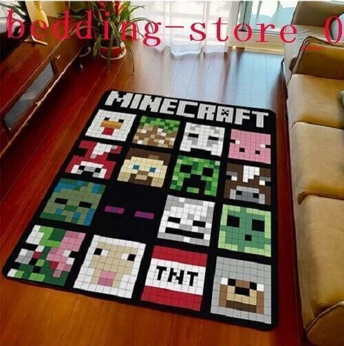 Dormitorio Salón Alfombras Antideslizantes Suelo Alfombras Niños Minecraft - Imagen 27 de 34