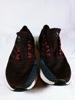 Mens Adidas Pureboost Go Night Red Size 9 AH2326 NO LACES | eBay