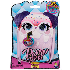 Purse Pets Treat Yo Self Pupsicle Interactive Pet Toy Crossbody Bag with Li...