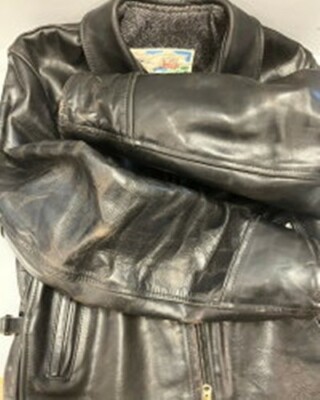 AERO LEATHER Half Belt FQHH Horsehide Leather Jacket Size 36 | eBay