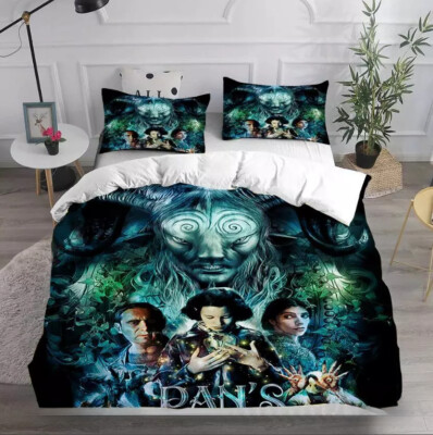 14 Pan's Labyrinth Bettwäsche Set Kissenbezüge 80x80 Anpassbar Bettbezug 135x200