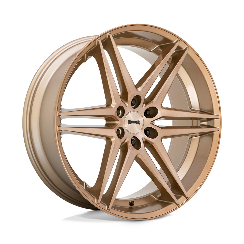 Image of 24 Inch Bronze Wheels Rims Chevy Silverado 1500 Truck GMC Sierra Tahoe Yukon DUB