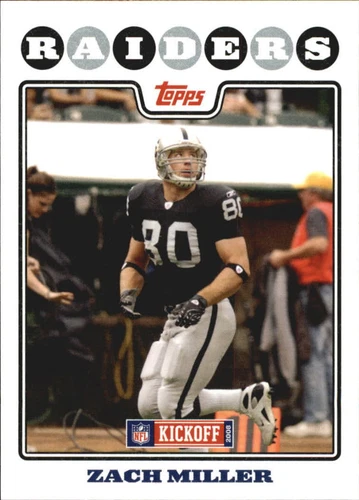 2008 Topps Kickoff Zach Miller #145