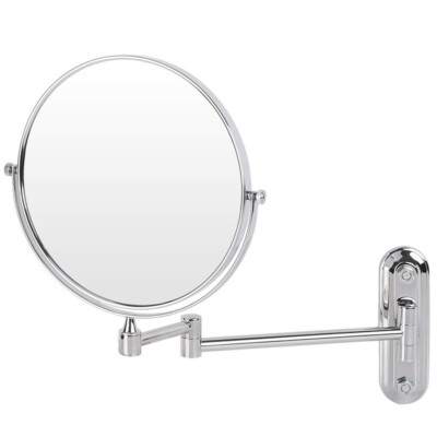 Specchio Da Parete Estensibile Cromato 16cm Con Ingrandimento 3x | Blue Canyon Per Barba E Trucco