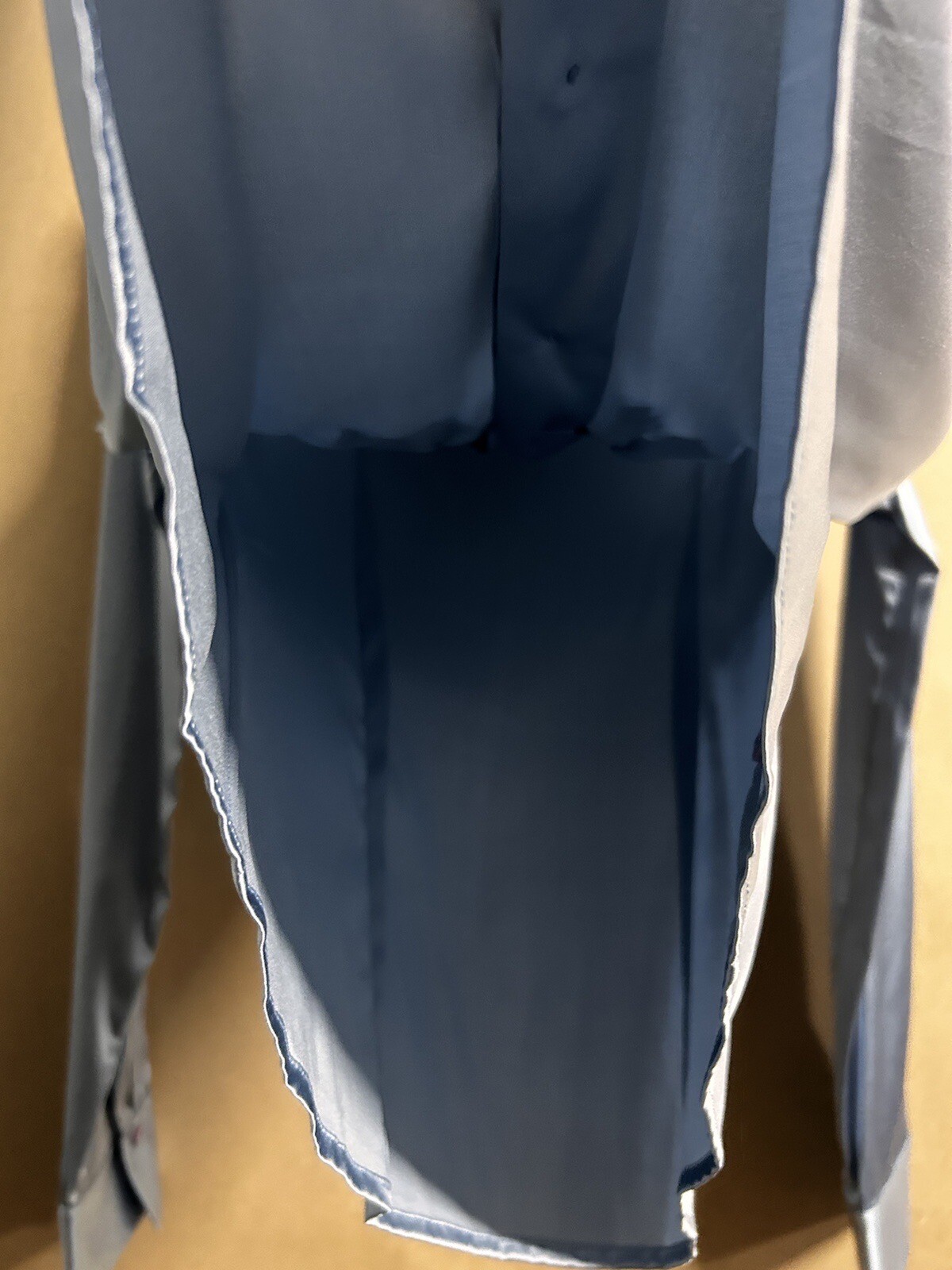 Holt Renfrew Collection Vintage 90's Women's Sz 4 Blue 94% Silk 6% Spandex