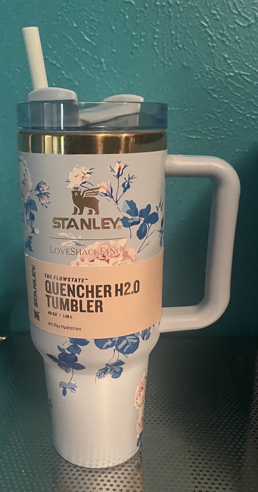 Stanley 40oz Quencher H2O Tumbler with Handle for Iced Coffee and Water-image