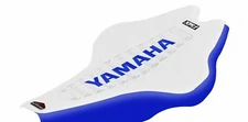 FMX White & Blue Series Seat Cover for Yamaha YFZ 450R FREE SHIPMENT INCLUDED