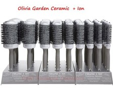 Image of OLIVIA GARDEN CERAMIC+ ION THERMAL TOURMALINE ION CERAMIC HAIR BRUSHES