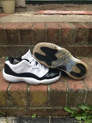 Nike Air Jordan 11 Low Iridescent Emerald Size 4Y 528896 145