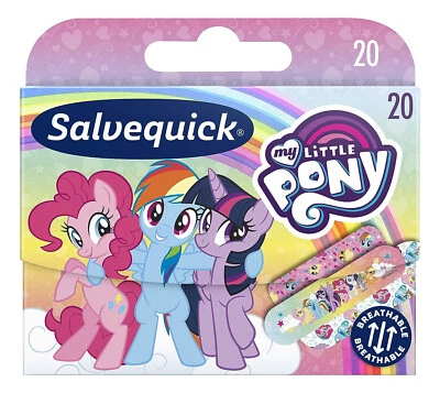 Salvequick ® | My Little Pony Pflaster für Kinder | 20 Einheiten