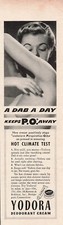 Yodora Print Ad McKesson Robbins Bridgeport CT Vintage Beauty Product 1942