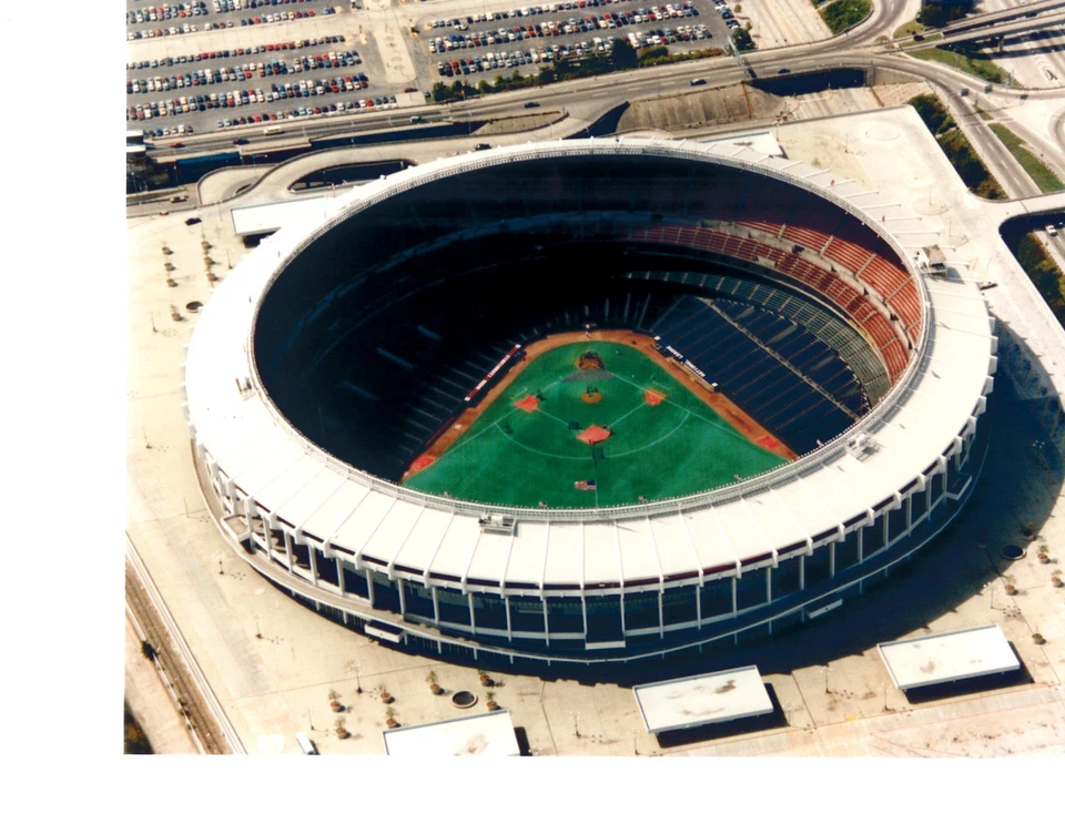 RIVERFRONT STADIUM CINCINNATI REDS 8X10 PHOTO ROSE OHIO BASEBALL USA