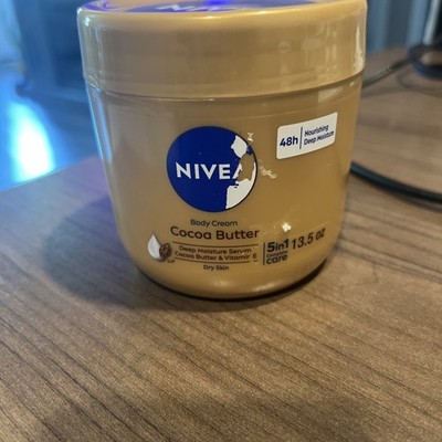 NIVEA Cocoa Butter Body Cream with Deep Nourishing Serum, 16oz - For Dry Skin