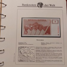 Banknote 5 Tolar seit 1992 Slovenija, Slowenien - Banknoten der welt, Papiergeld