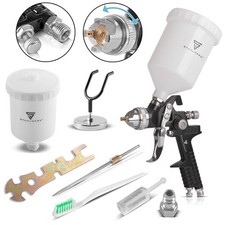 STAHLWERK HVLP Lackierpistole 1,4mm Düse 600ml Profi Spritzpistole Sprühpistole