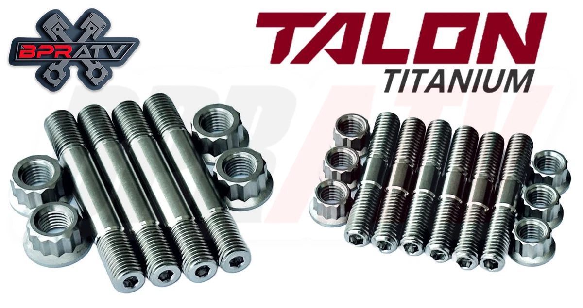 83-06 YZ125 YZ-125 TITANIUM Cylinder Head Studs Crankcase Cases Ti