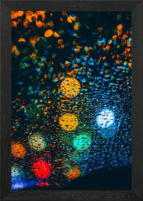 Bokeh Kunst gerahmtes Wandbild Poster Leinwanddruck Bild