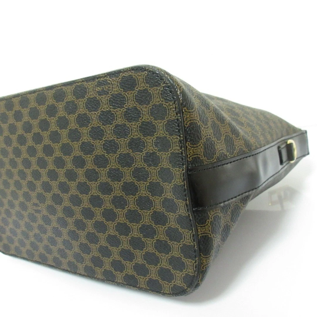 Borsa a mano Celine vintage modello macadam nera marrone donna abbigliamento