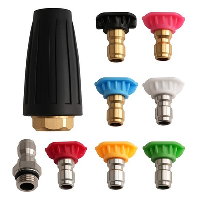 #ad 360° Turbo Pressure Washer Nozzle 4000 PSI Rotating Aluminum Alloy 8 Pack $18.66