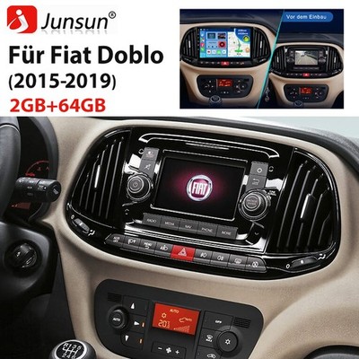 kam+ Carplay Android 15 Autoradio Für Fiat Doblo 2015-2019 GPS Navi WIFI BT SWC
