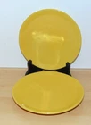 2 Vintage Autumn Yellow 10 1/4'' Frankoma Dinner Plates #6F-Ex Cond
