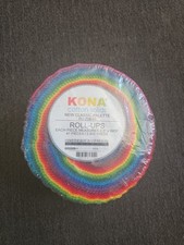 Robert Kaufman Bright Colorstory Cotton Fabric Jelly Roll/Roll-Up Strips 43 Pcs