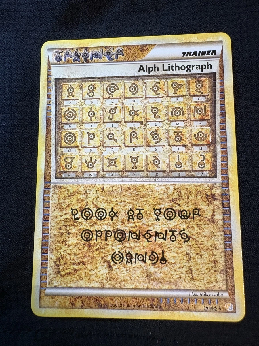 Alph Lithograph Pokémon TCG Cards for sale