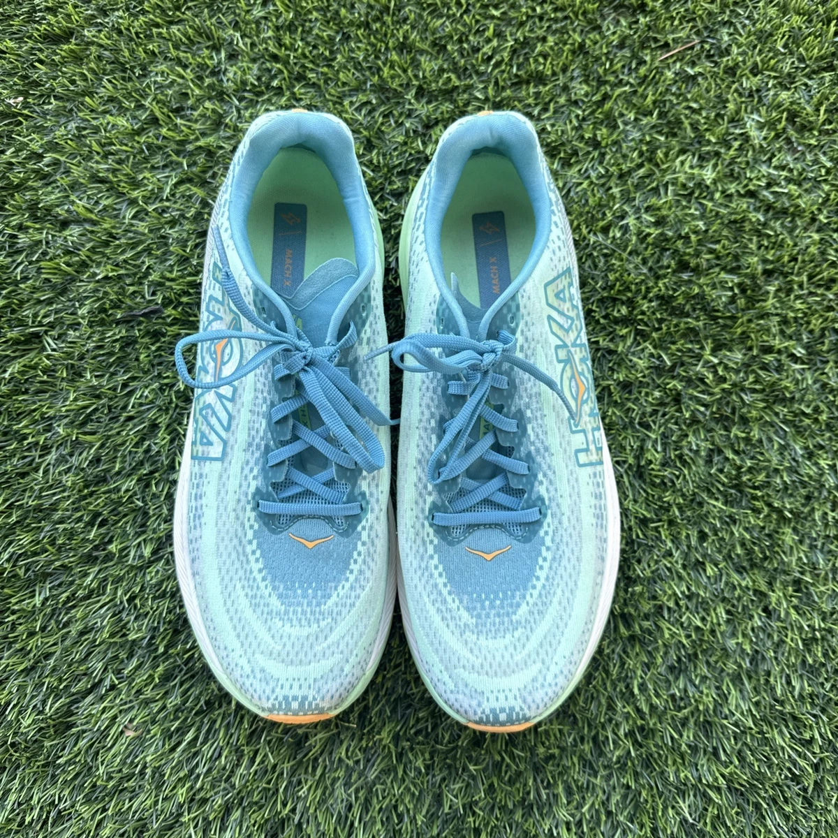 HOKA Men\'s Mach X Road Running Shoes Ocean Mist Size US 10 D Hoka One One HOKA Mach X Ocean Mist for sale | eBay main image 2