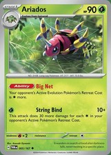 Ariados - 005/167 - Uncommon - Reverse Holo (Near Mint) Twilight Masquerade - Gr