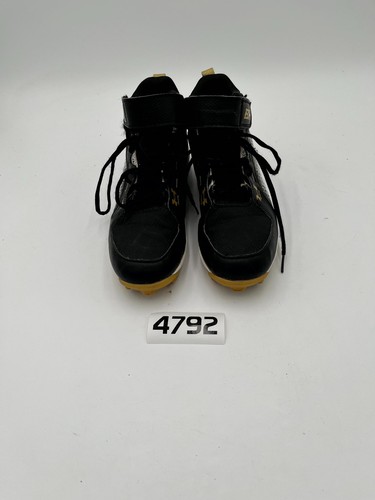 Under Armour Harper 6 Mid RM Baseball Cleats Boys US 6Y Black White Lace Up