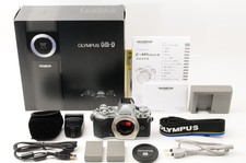 OLYMPUS OM-D E-M5 II silver Body MINT in BOX w/Strap JAPAN 342
