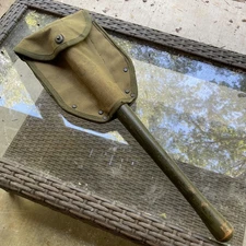 WW2 US Army Military Entrenching Shovel E-Tool Field Gear Equipment