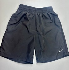 Nike Dri Fit Boys Large Black Shorts Unlined, Elastic Waist