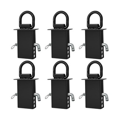 6 Packs 1/2'' Stake Pocket Trailer D Ring, Heavy Duty Tie Down Anchors 12000lb...