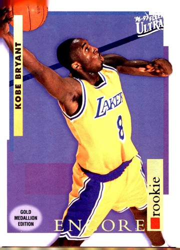 Kobe Bryant #G-266 1996 Ultra Gold Medallion card