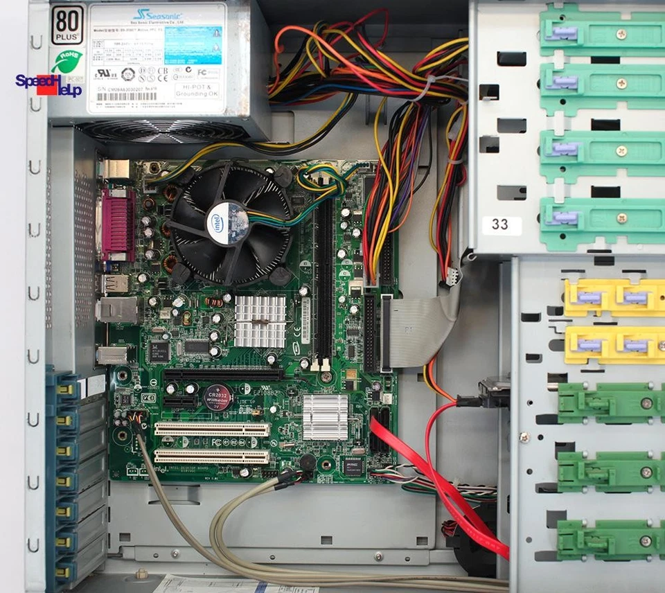 Computer Desktop Intel Board D101GGC Computer PC Parallel LPT Port Windows XP - Image 4 of 4