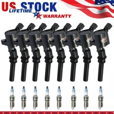 New 8 Ignition Coil & Iridium Spark Plug Set for Ford F150 4.6L 5.4L DG508 SP479