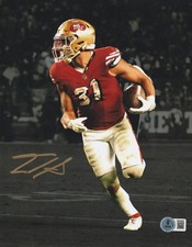 ISAAC GUERENDO SAN FRANCISCO 49ERS  BECKETT AUTHENTICATED ACTION SIGNED 8x10