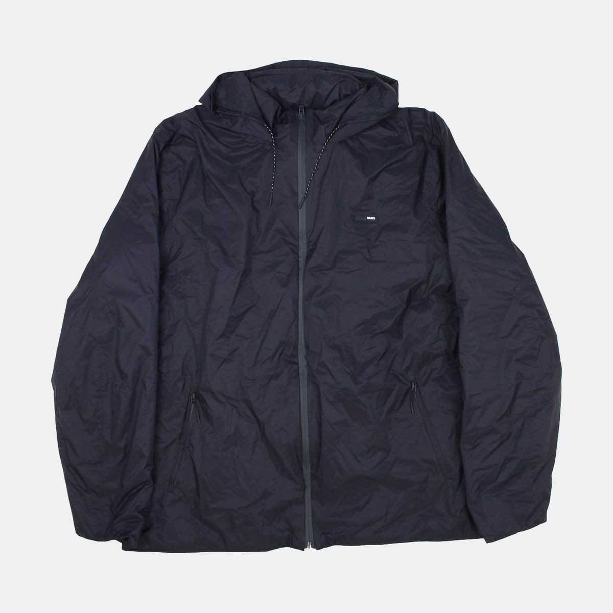 Rains Padded Nylon Jacket for Men in Blue - Size XL Short - Polyester